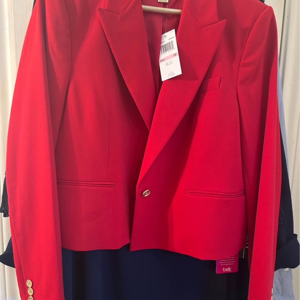 Michael Kors Vibrant Red Women's Blazer